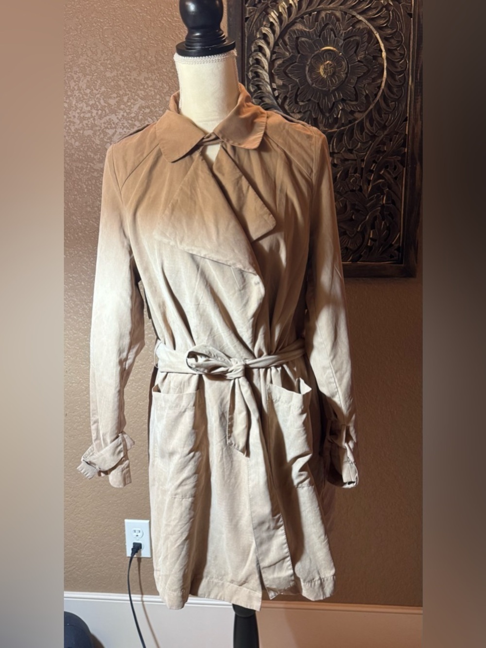 Forever 21 Classic Tan Trench Coat
